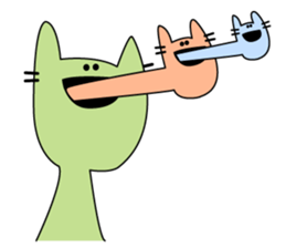 SPACE CAT sticker #889192