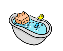 blue bird and Cubic Bear sticker #889294