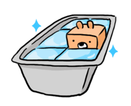 blue bird and Cubic Bear sticker #889304