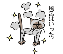 I AM BUNNOSHIN DA HOUSE CAT sticker #889361