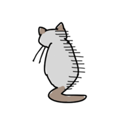 I AM BUNNOSHIN DA HOUSE CAT sticker #889367