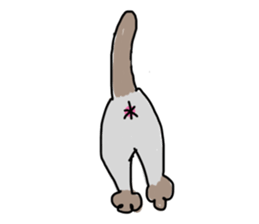 I AM BUNNOSHIN DA HOUSE CAT sticker #889379