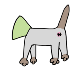 I AM BUNNOSHIN DA HOUSE CAT sticker #889392