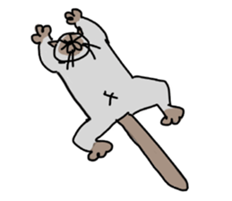 I AM BUNNOSHIN DA HOUSE CAT sticker #889393