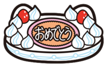 Sticker of white cat sticker #889583