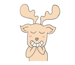 Happy Gay Deer sticker #889601