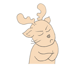 Happy Gay Deer sticker #889604