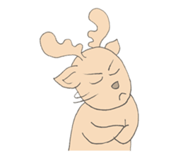 Happy Gay Deer sticker #889604