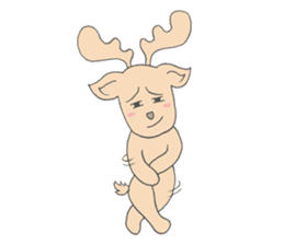 Happy Gay Deer sticker #889606