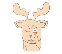 Happy Gay Deer sticker #889608