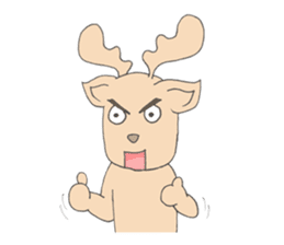 Happy Gay Deer sticker #889610