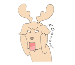 Happy Gay Deer sticker #889612