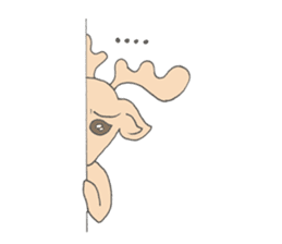 Happy Gay Deer sticker #889613