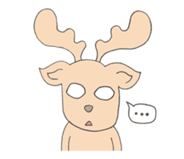 Happy Gay Deer sticker #889614