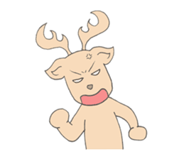 Happy Gay Deer sticker #889615