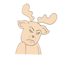 Happy Gay Deer sticker #889617