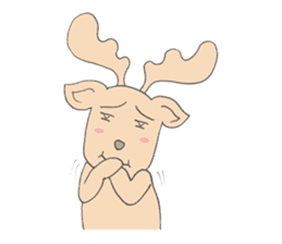 Happy Gay Deer sticker #889621