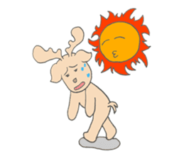 Happy Gay Deer sticker #889622