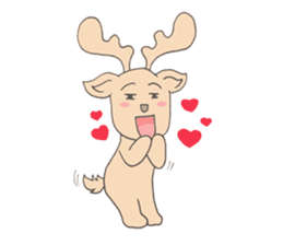 Happy Gay Deer sticker #889626