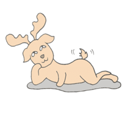 Happy Gay Deer sticker #889629