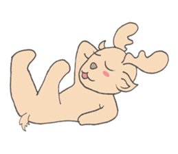 Happy Gay Deer sticker #889630