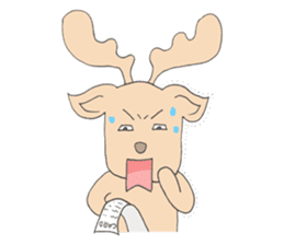 Happy Gay Deer sticker #889632