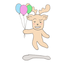 Happy Gay Deer sticker #889637