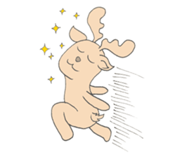 Happy Gay Deer sticker #889638