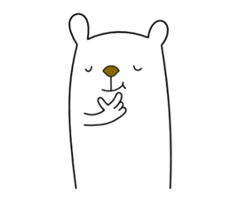 Relaxedly Bear sticker #889643