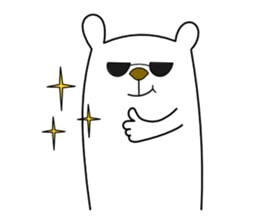 Relaxedly Bear sticker #889648