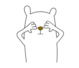 Relaxedly Bear sticker #889652