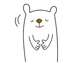 Relaxedly Bear sticker #889653