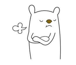 Relaxedly Bear sticker #889661