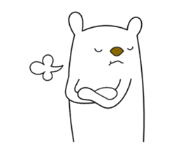 Relaxedly Bear sticker #889661