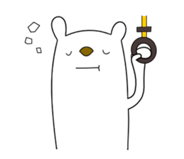 Relaxedly Bear sticker #889664