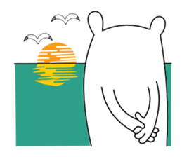 Relaxedly Bear sticker #889678