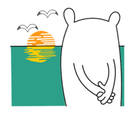 Relaxedly Bear sticker #889678