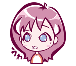 lovely girl sticker #890056