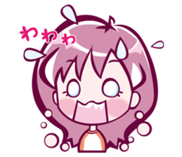 lovely girl sticker #890058