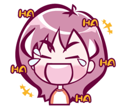 lovely girl sticker #890059