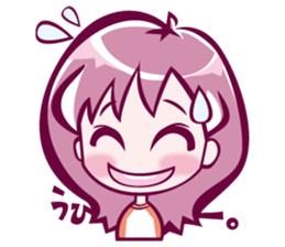 lovely girl sticker #890061