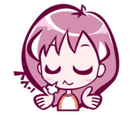 lovely girl sticker #890066