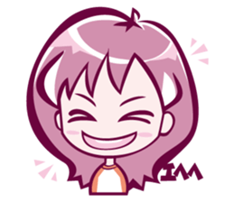 lovely girl sticker #890069