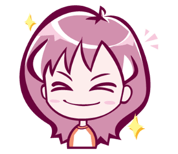 lovely girl sticker #890071