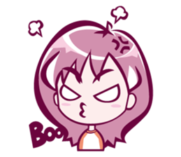 lovely girl sticker #890074