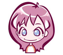lovely girl sticker #890078