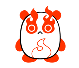 BURNING PANDA-CHAN sticker #890279