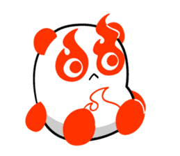 BURNING PANDA-CHAN sticker #890280