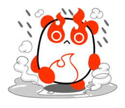 BURNING PANDA-CHAN sticker #890286