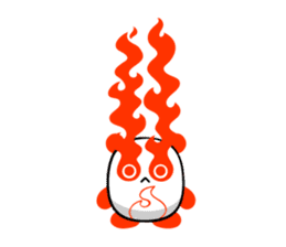 BURNING PANDA-CHAN sticker #890295